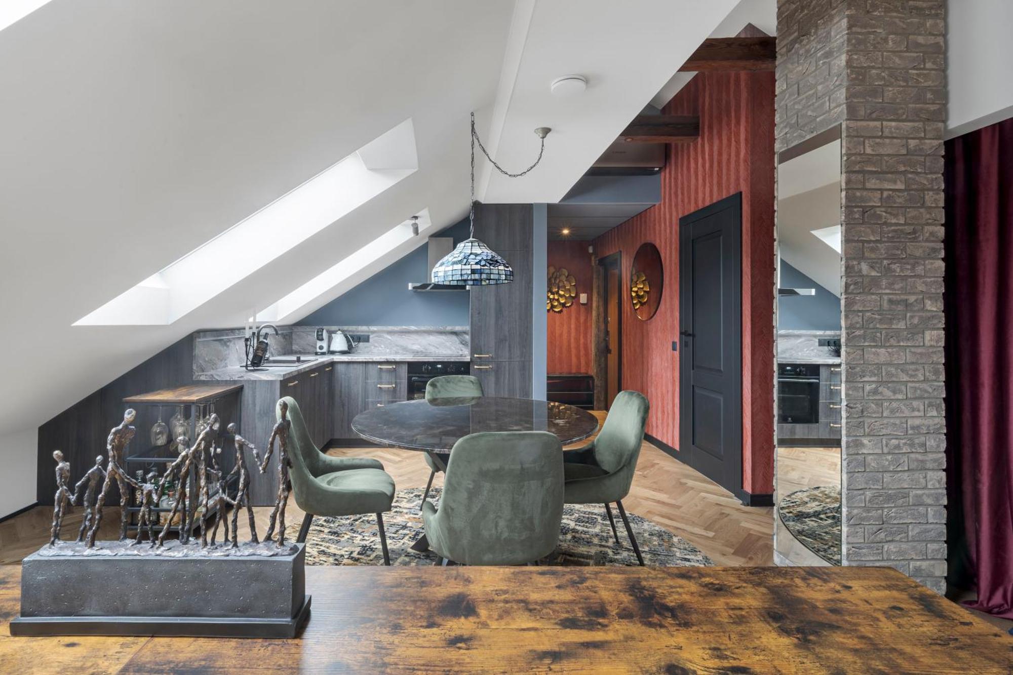 Apartmán Cozy Penthouse VNO Exteriér fotografie