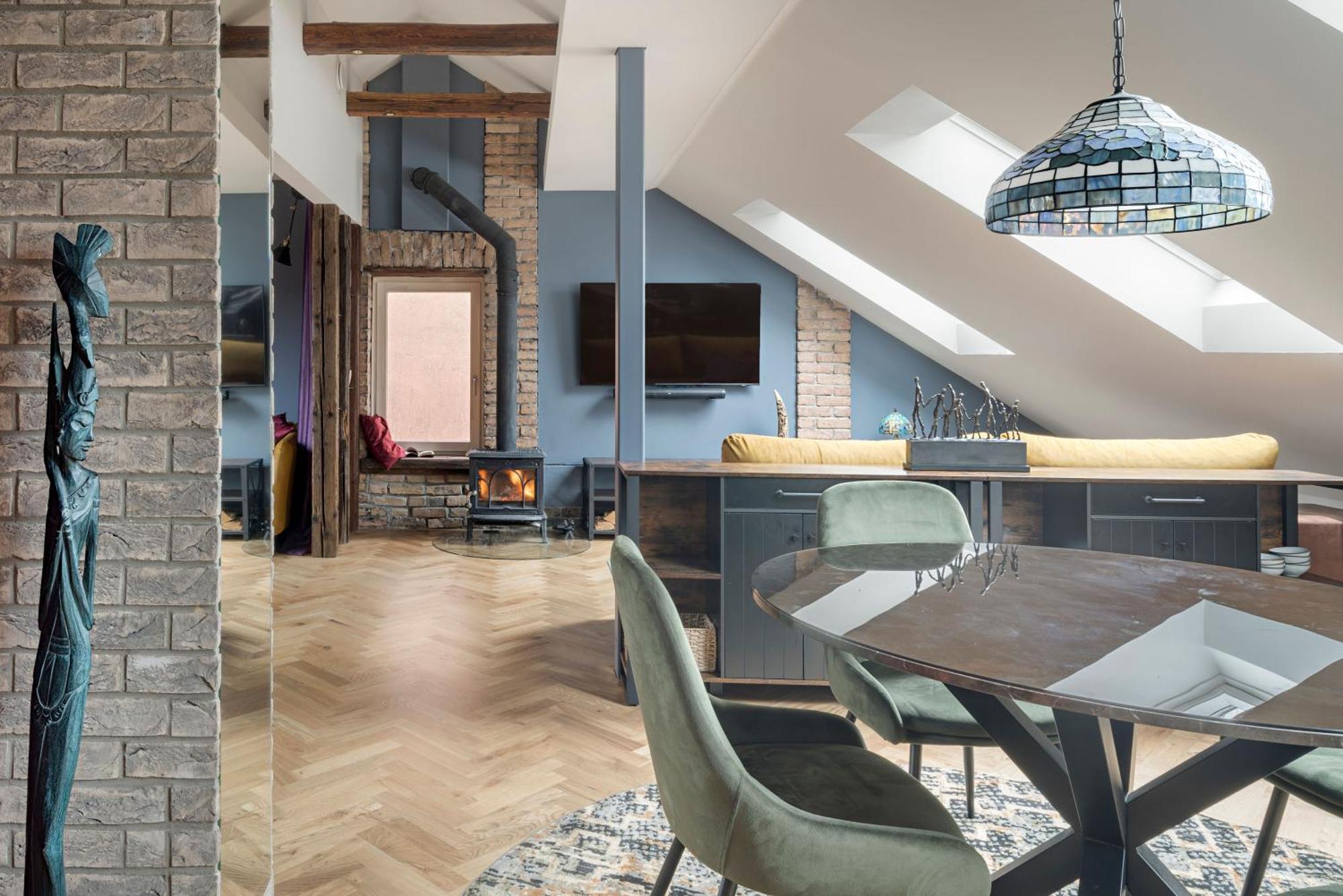 Apartmán Cozy Penthouse VNO Exteriér fotografie
