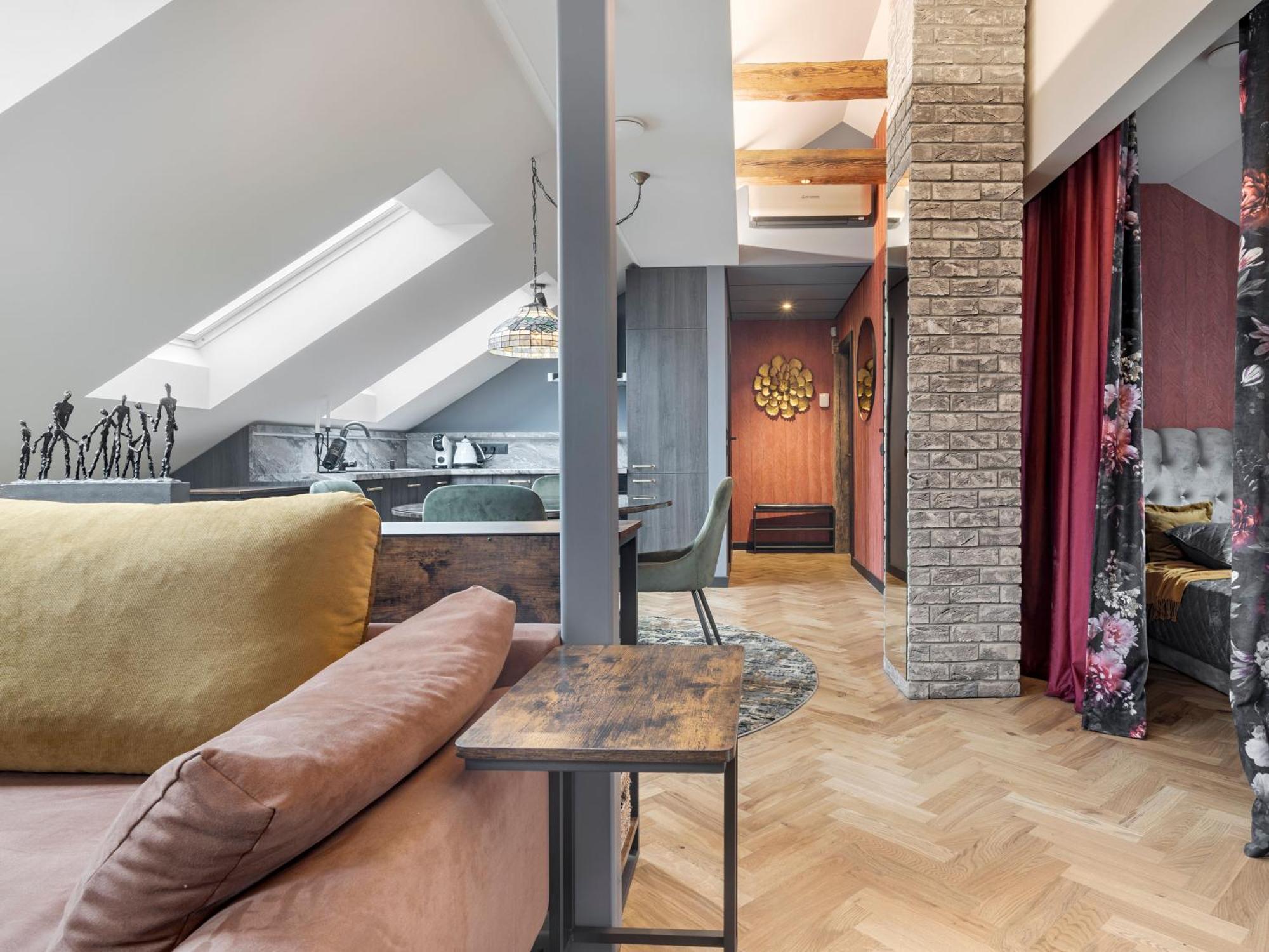 Apartmán Cozy Penthouse VNO Exteriér fotografie